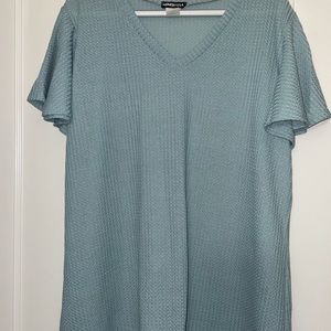 Heimish USA 2x blue top, never worn. Short sleeve